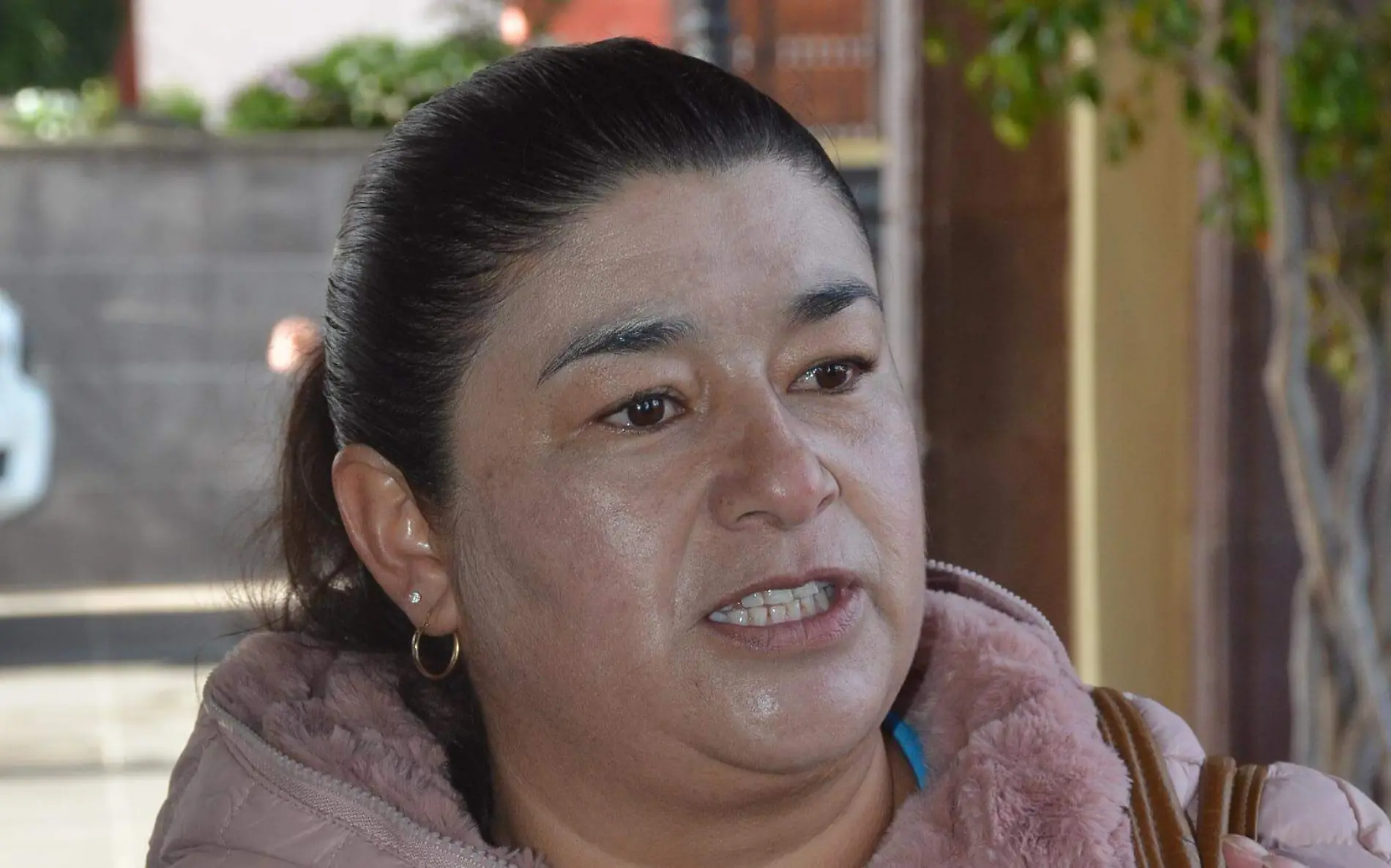 Gloria Colín García, vecina de la comunidad de El Picacho.